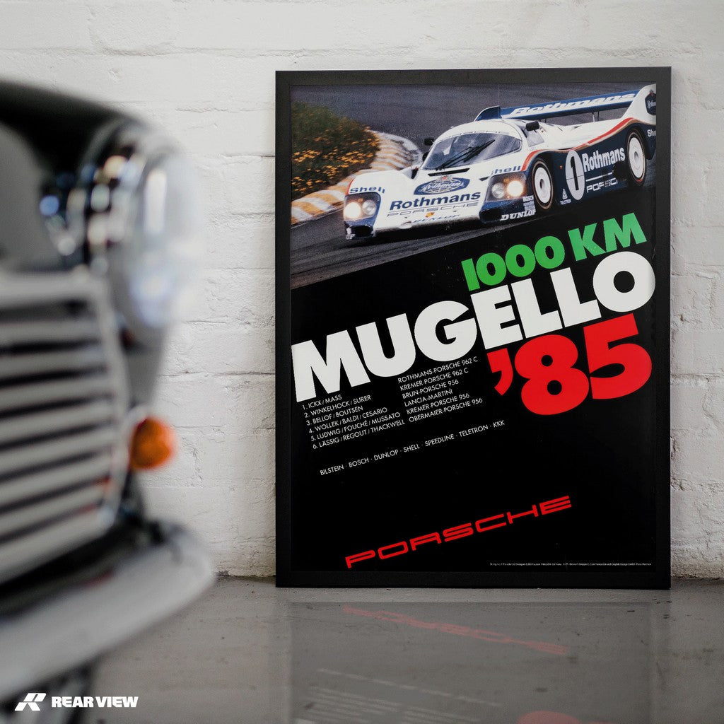 1000 Kilometers Mugello 1985 - Vintage Race Poster