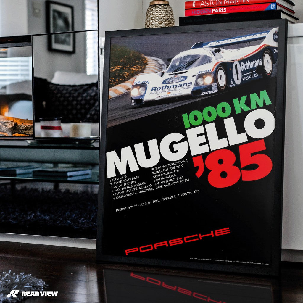 1000 Kilometers Mugello 1985 - Vintage Race Poster