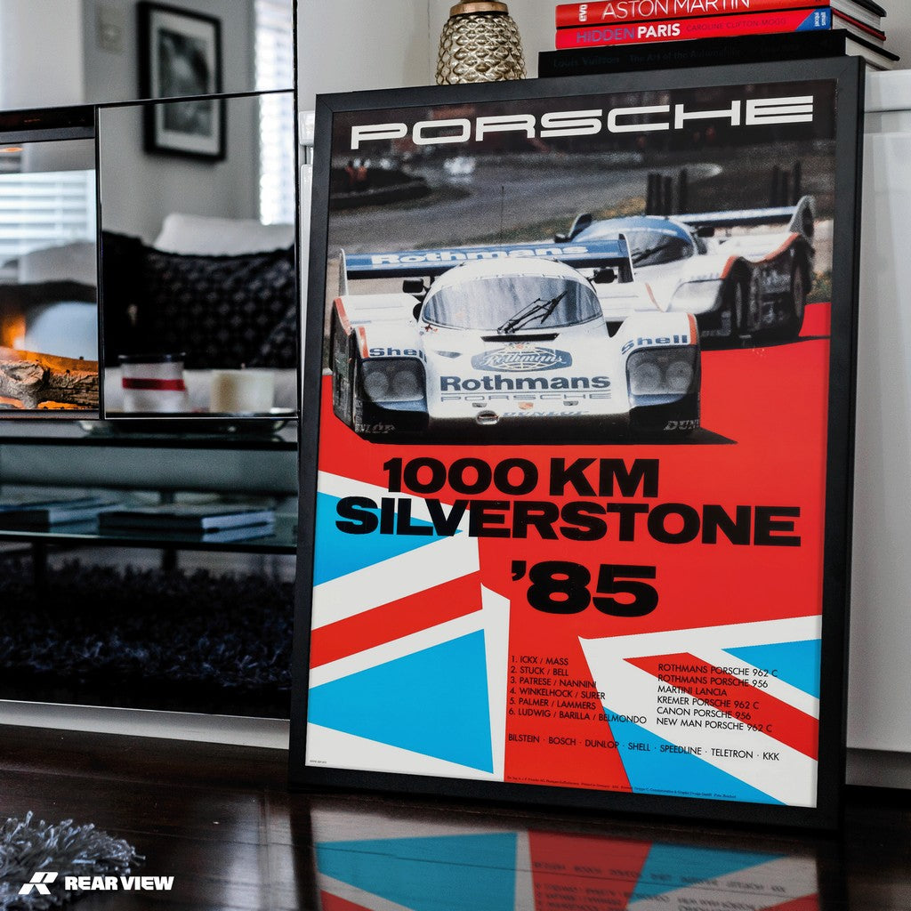 1000 Kilometers Silverstone 1985 - Vintage Race Poster