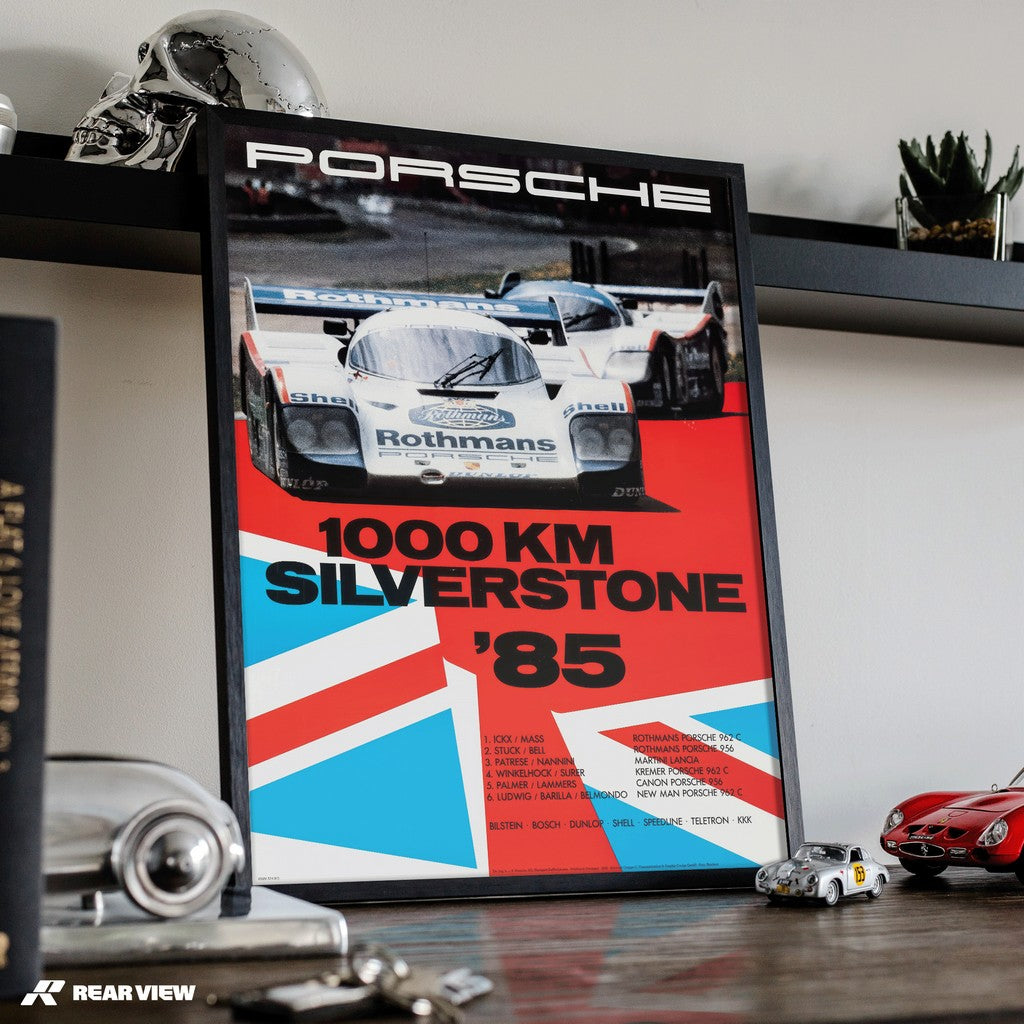 1000 Kilometers Silverstone 1985 - Vintage Race Poster