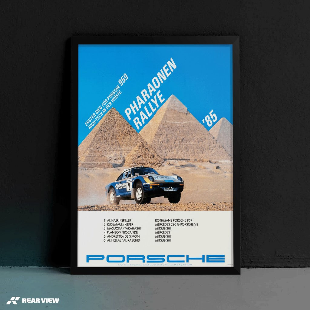 959 - Pharaohs Rally 1985 Vintage Poster