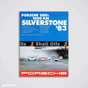 1000 Kilometer Silverstone 1983 - Vintage-Rennposter 