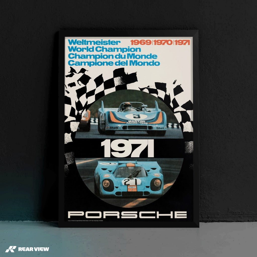 World Champion 1971 - German Race Car Print