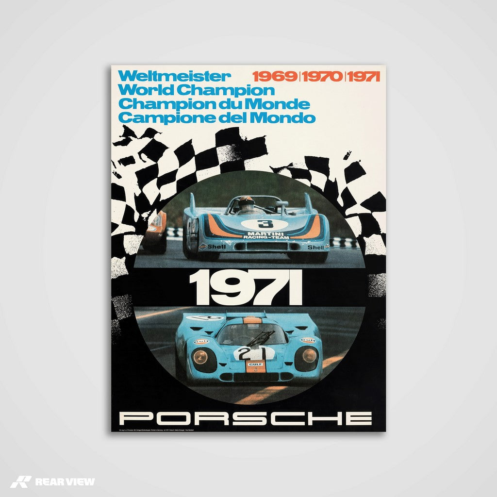 World Champion 1971 - German Race Car Print
