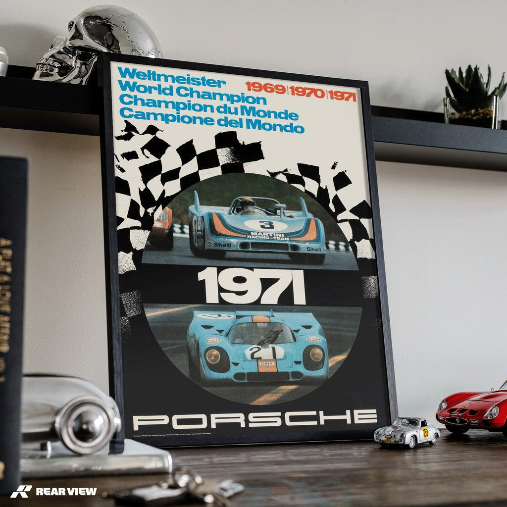 World Champion 1971 - German Race Car Print