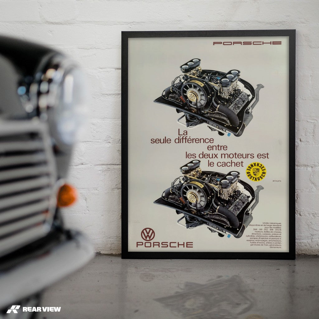 German Car Engine - Art Print