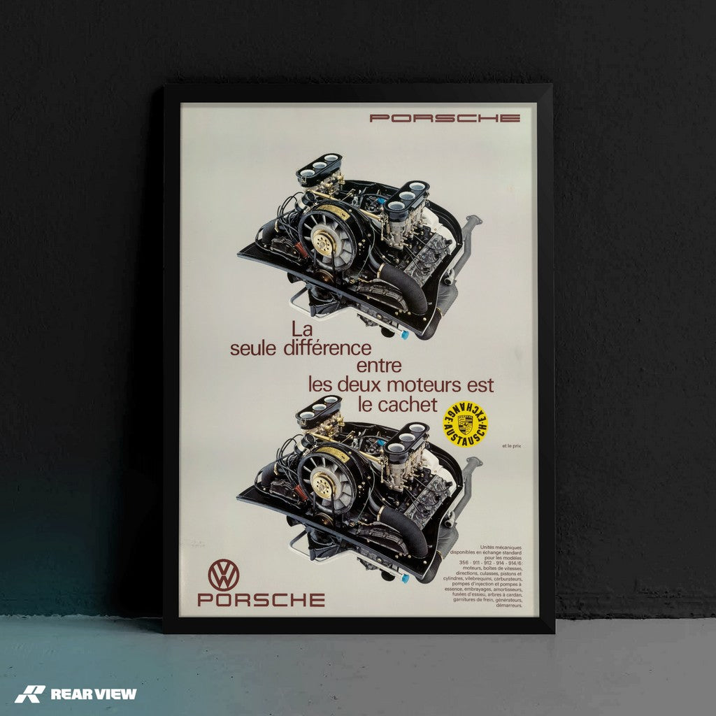 German Car Engine - Art Print