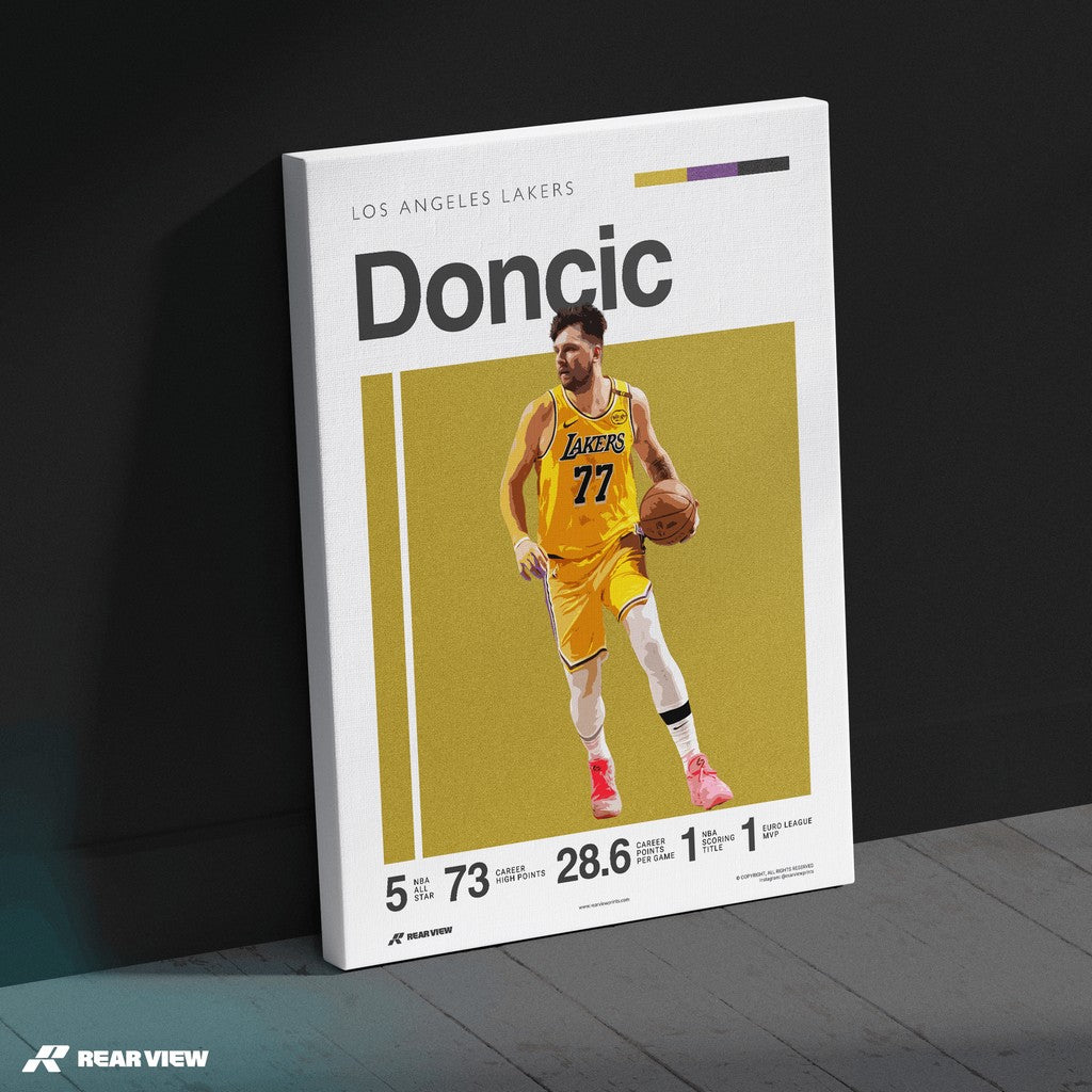 Stepback Ice – Dončić Art Print
