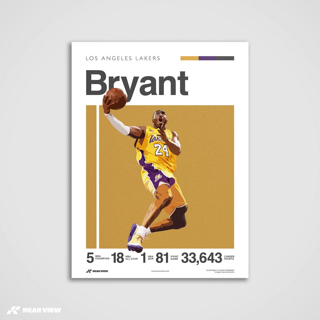 Mamba Instinct – Bryant Art Print