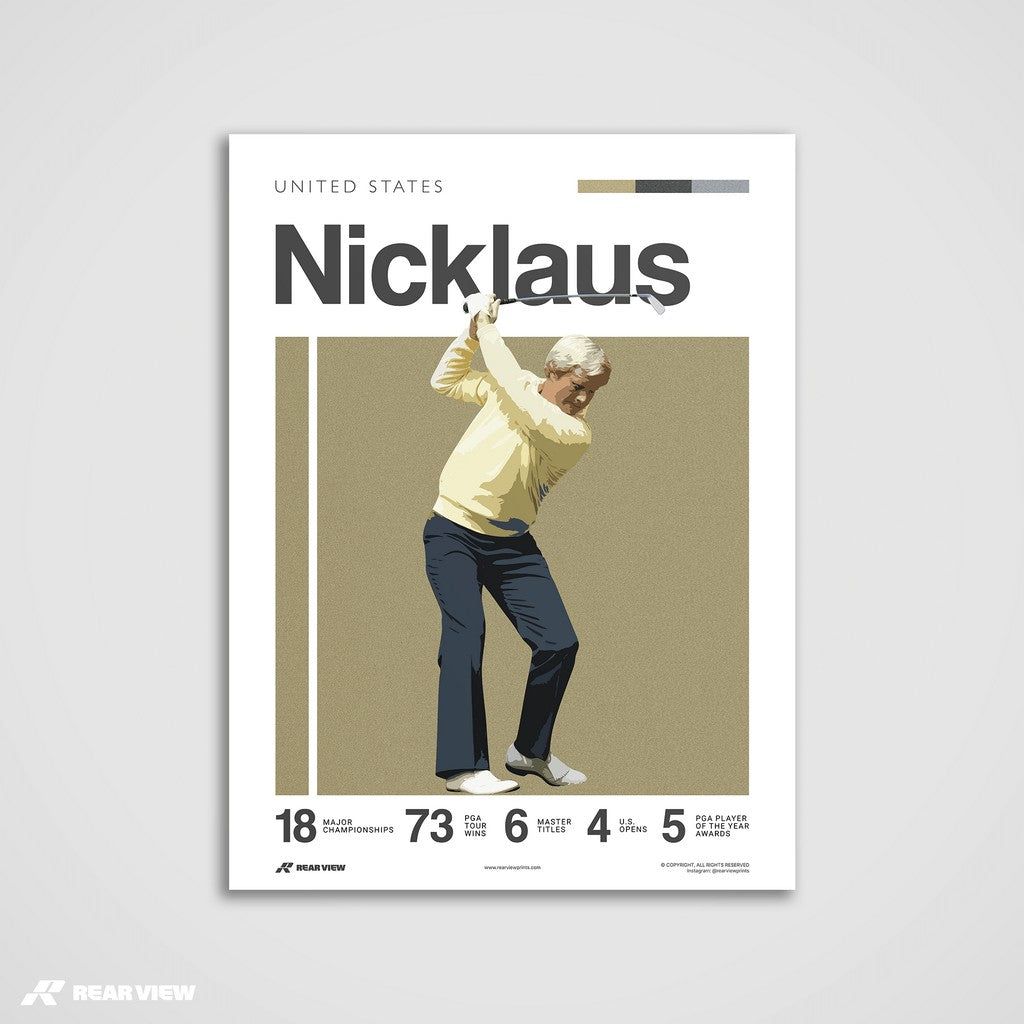 Golden Grip – Nicklaus Art Print