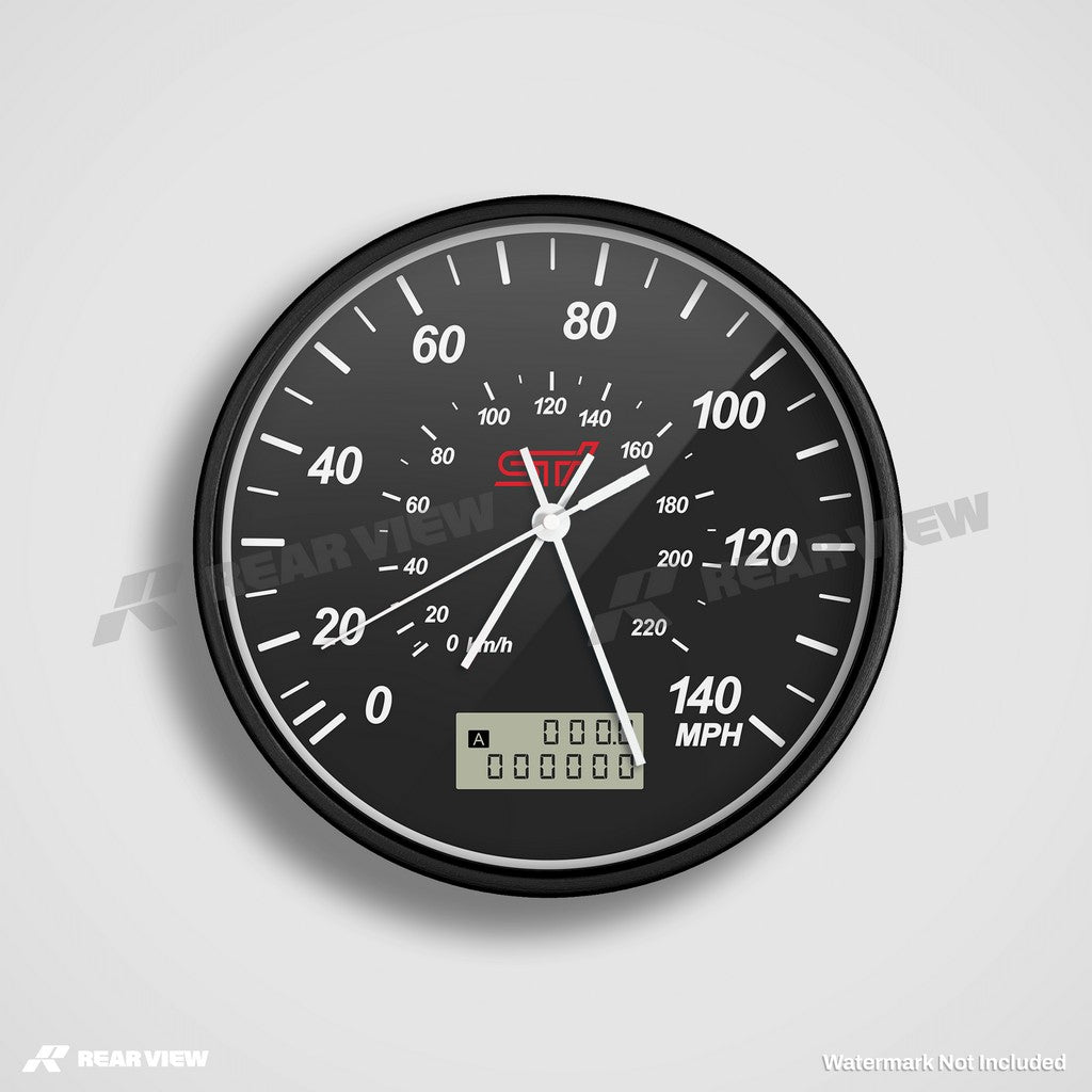 WRX STi Speed Dial - Clock