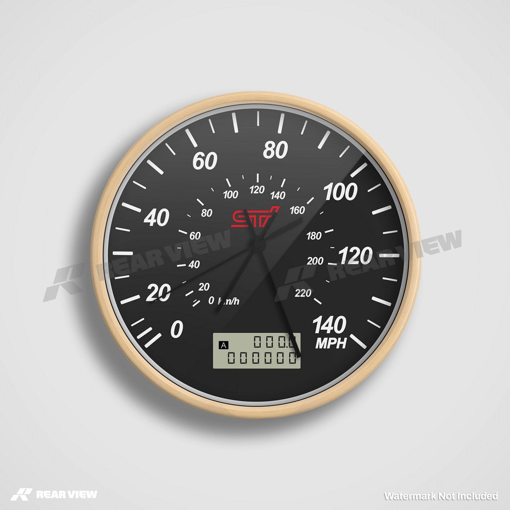 WRX STi Speed Dial - Clock