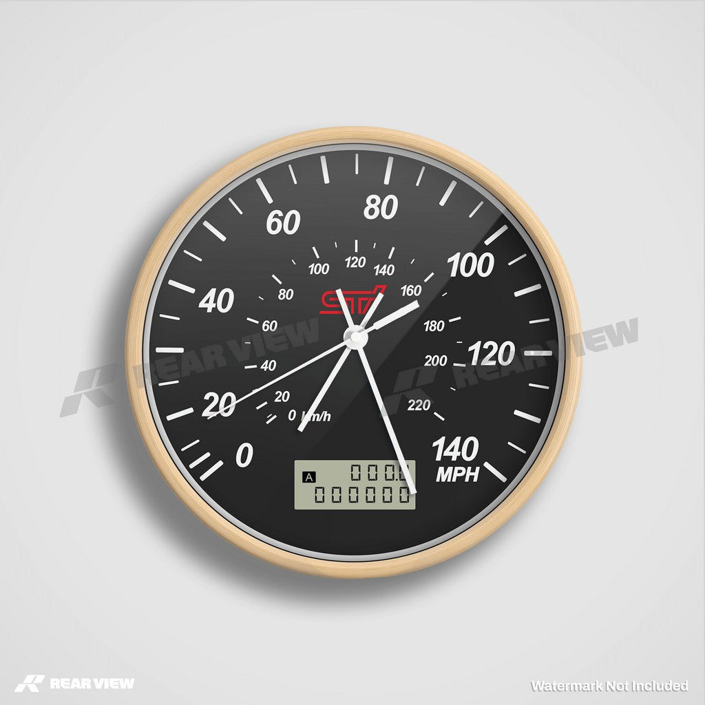 WRX STi Speed Dial - Clock