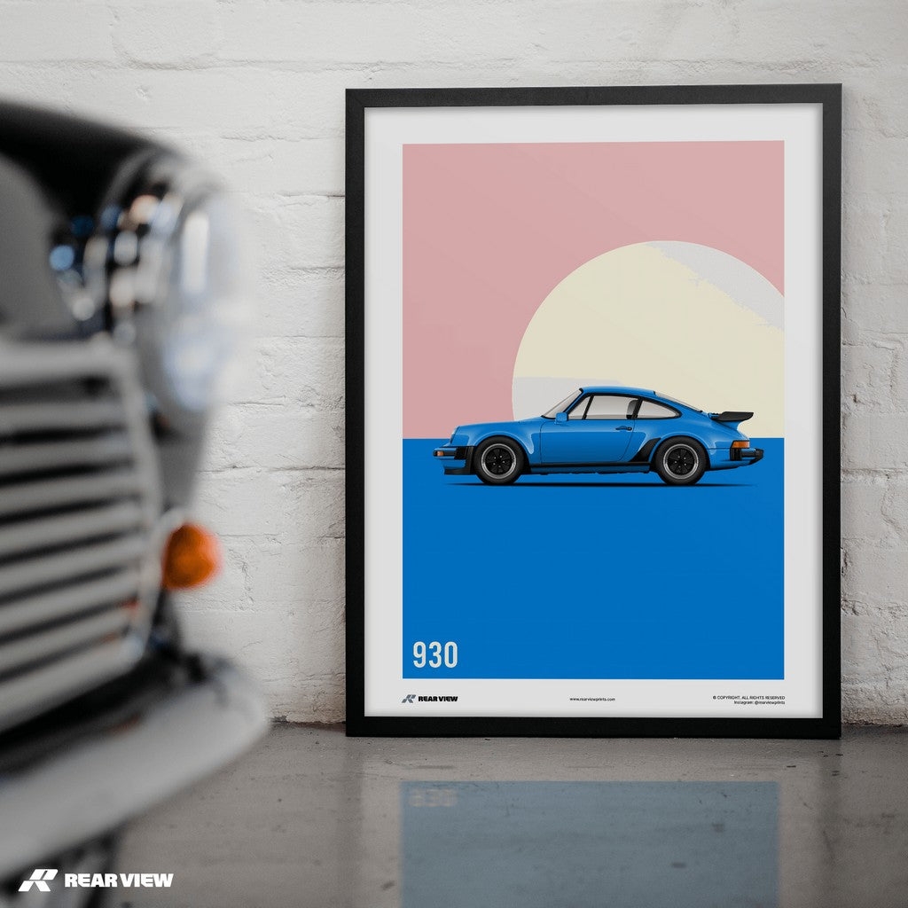 Turbo Charged Class - 911 930 Turbo Art Print