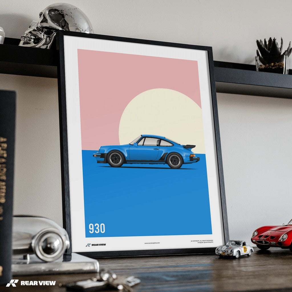 Turbo Charged Class - 911 930 Turbo Art Print