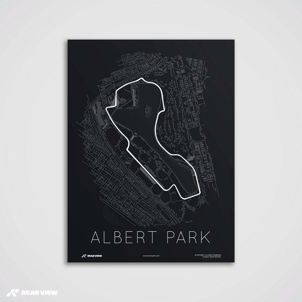 Lagoon Racing - Albert Park Track Art Print