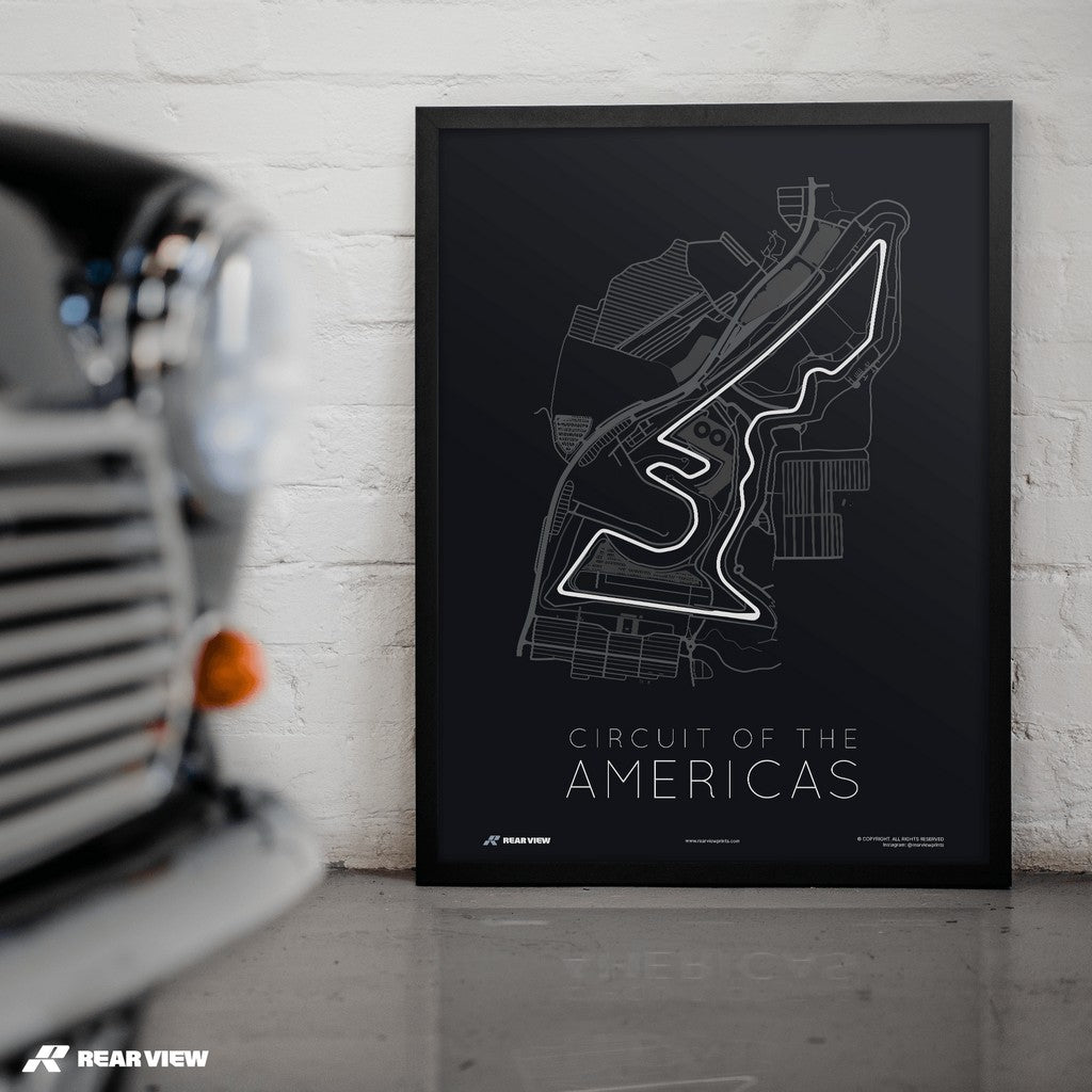 Circuit of the Americas - Track Art Print