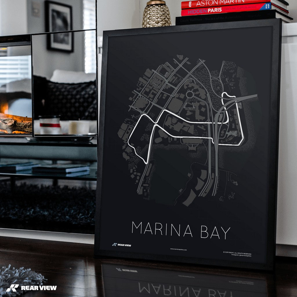 Rhythm of the Night – Marina Bay Track Art Print