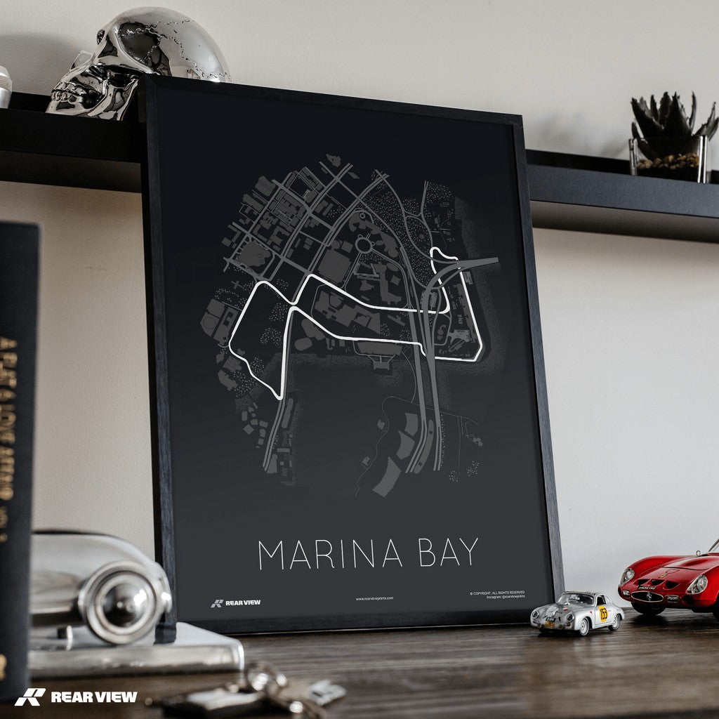 Rhythm of the Night – Marina Bay Track Art Print