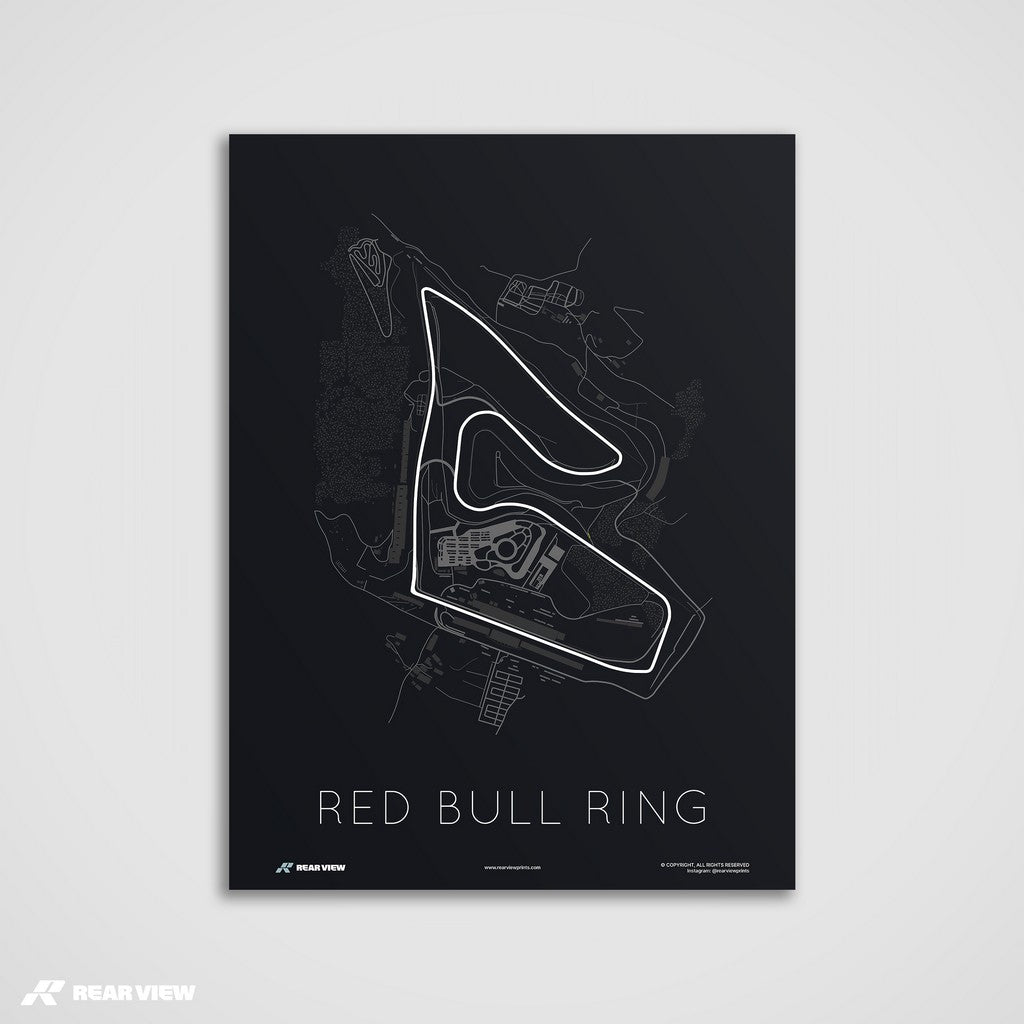 Winged Racing  – Red Bull Ring Track Art Print