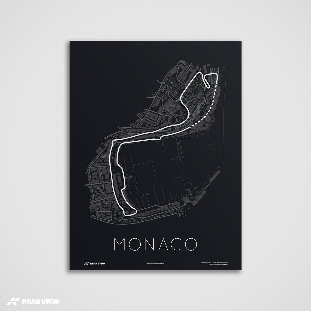 The Stage of Real Sport - Monaco Track Art Print