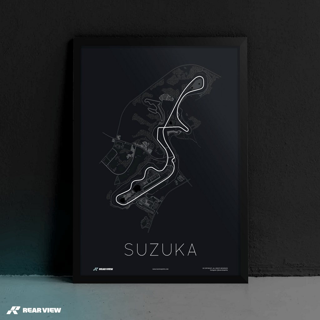The Legendary 8 – Suzuka Track Art Print