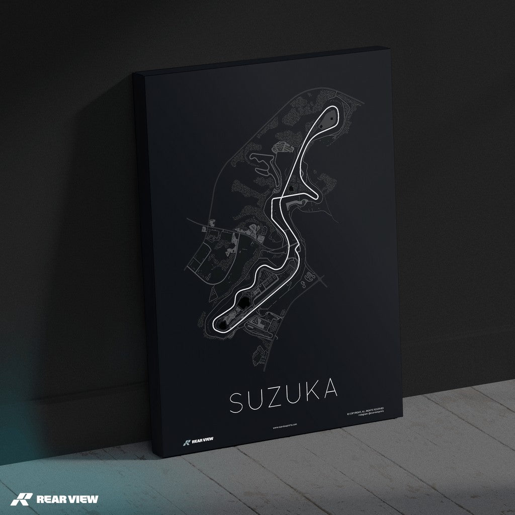 The Legendary 8 – Suzuka Track Art Print