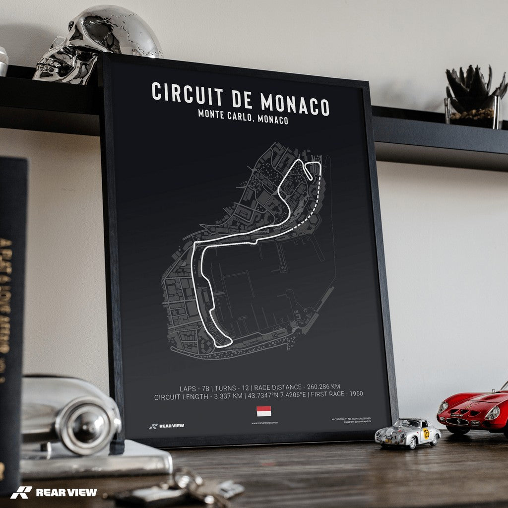 GP Grandeur - Monaco Track Art Print