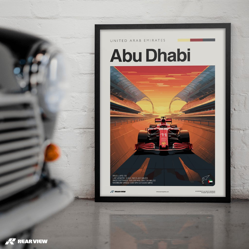 Abu Dhabi Race Track - Art Print