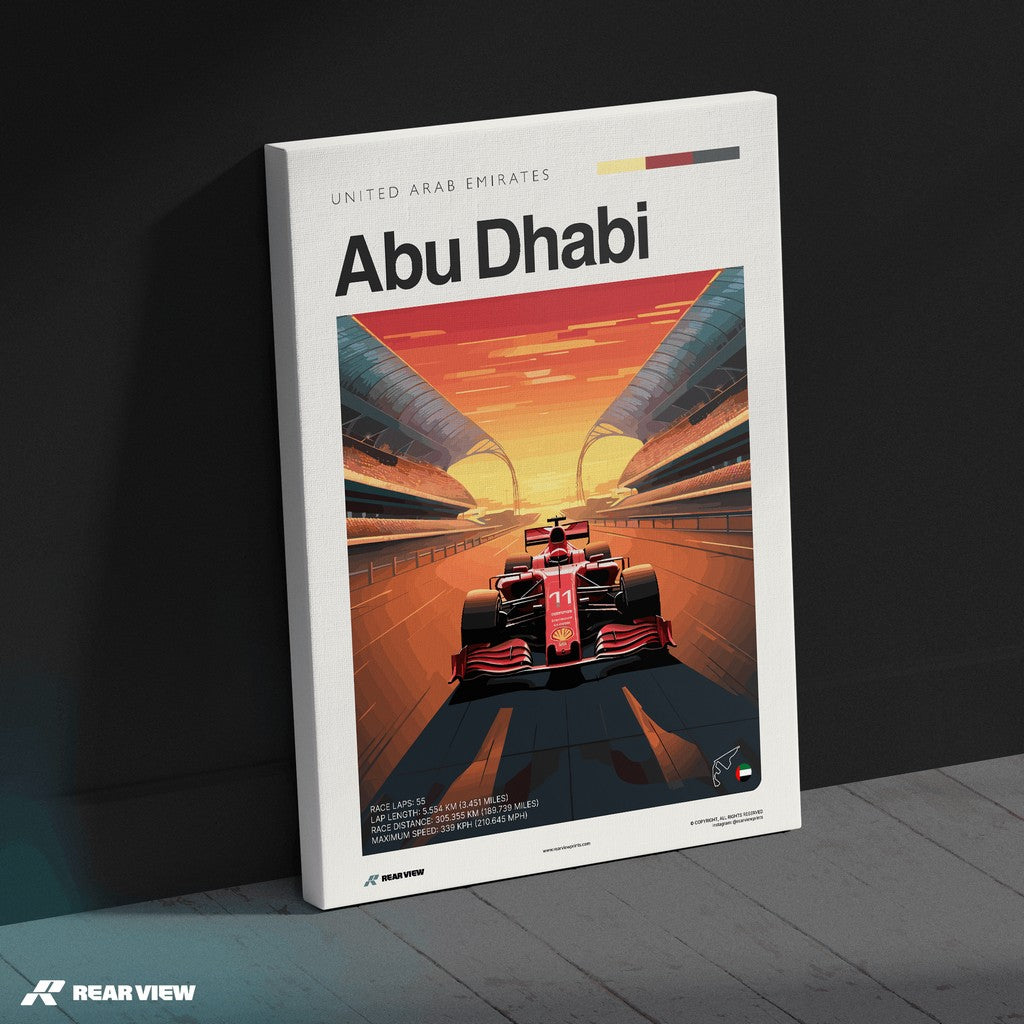 Abu Dhabi Race Track - Art Print