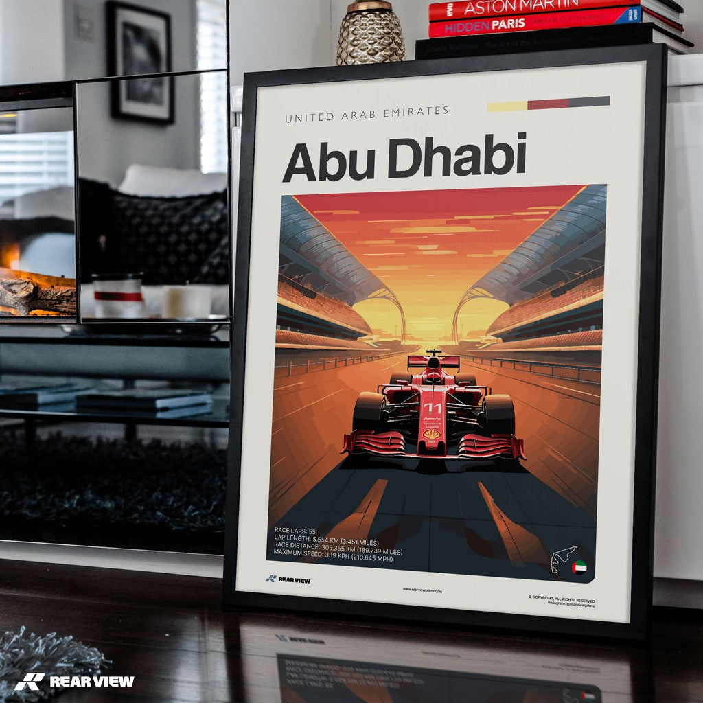 Abu Dhabi Race Track - Art Print