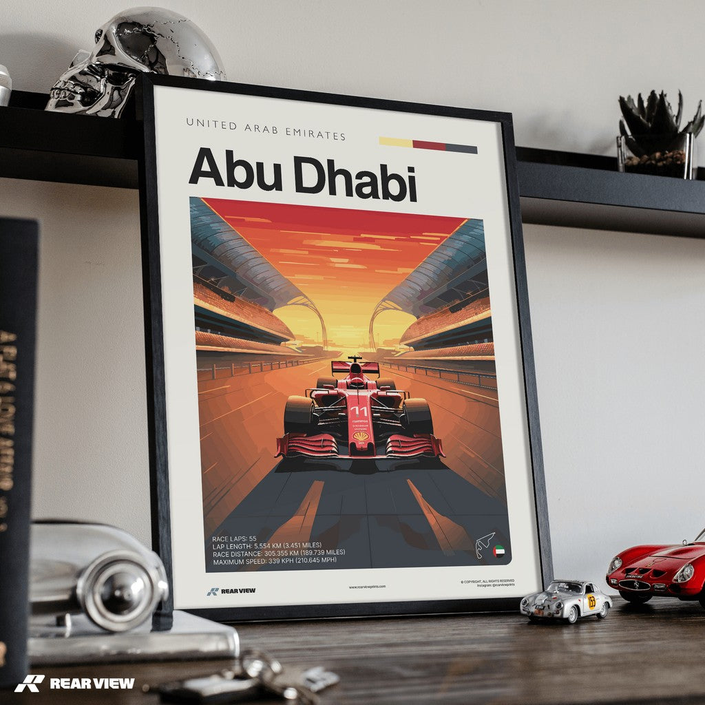 Abu Dhabi Race Track - Art Print