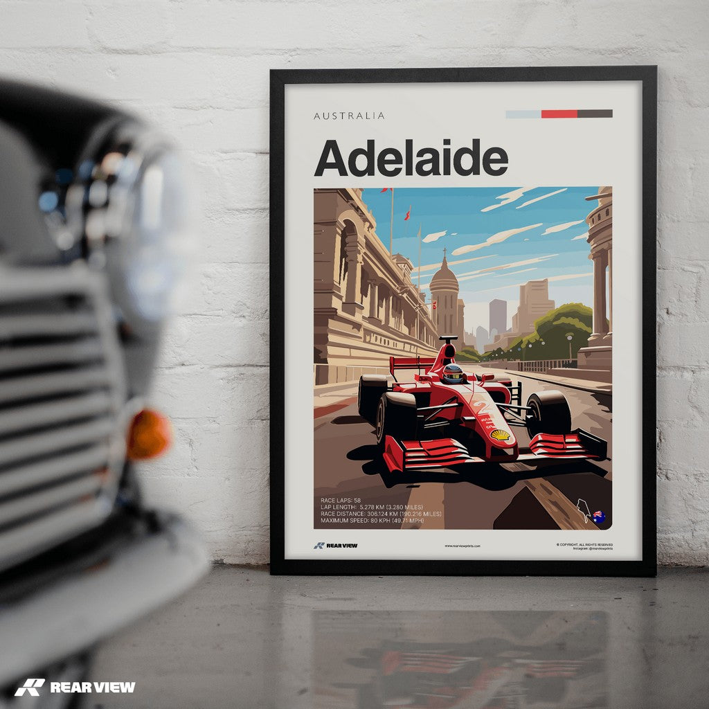 Adelaide Race Track - Art Print