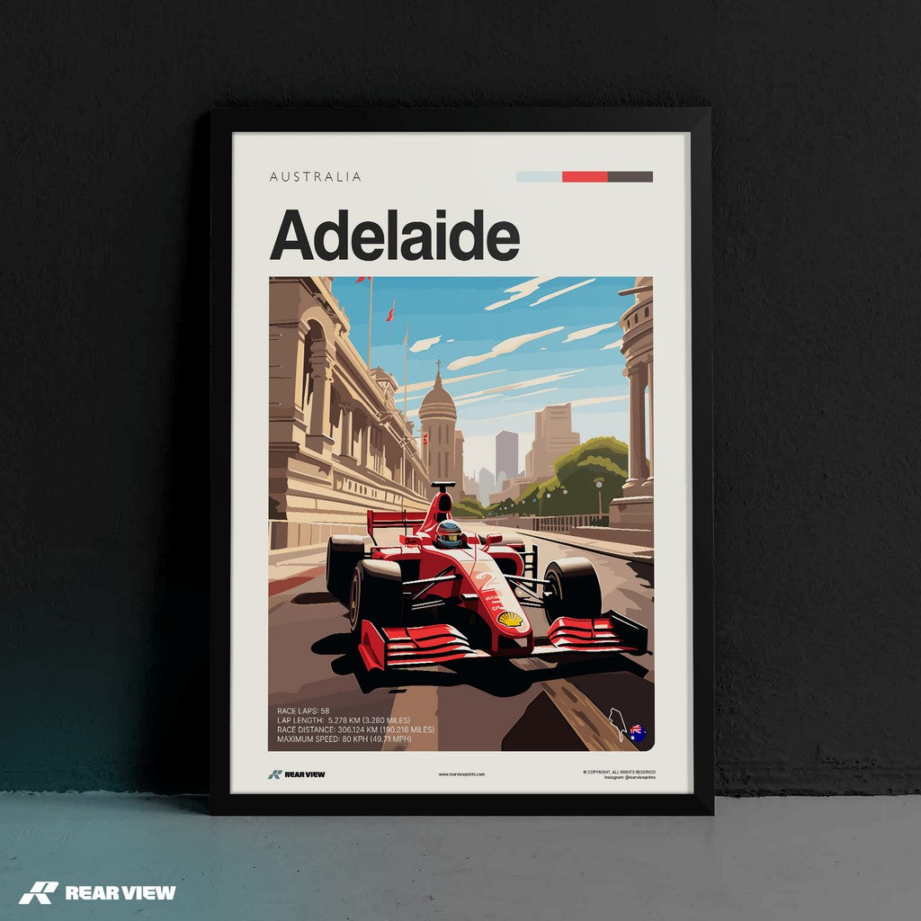 Adelaide Race Track - Art Print