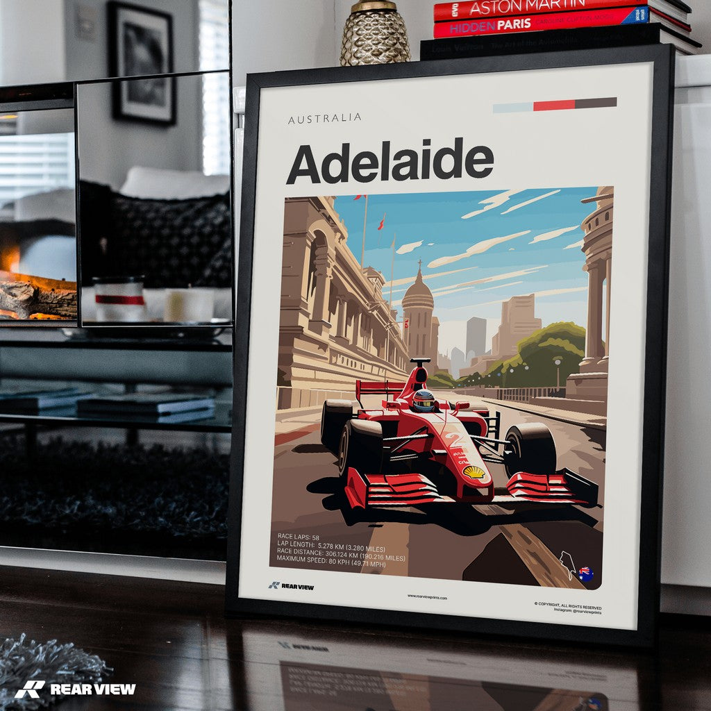 Adelaide Race Track - Art Print