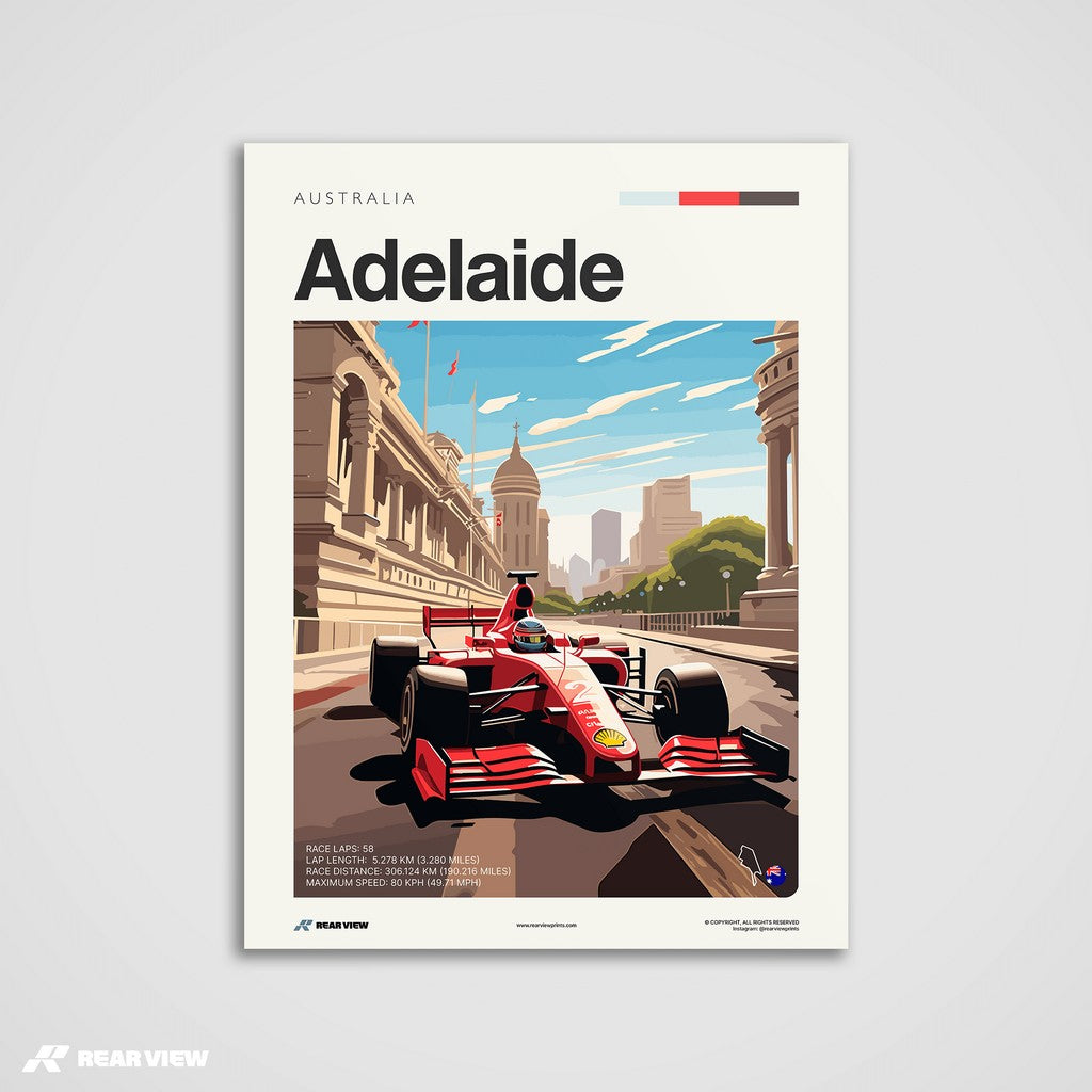 Adelaide Race Track - Art Print