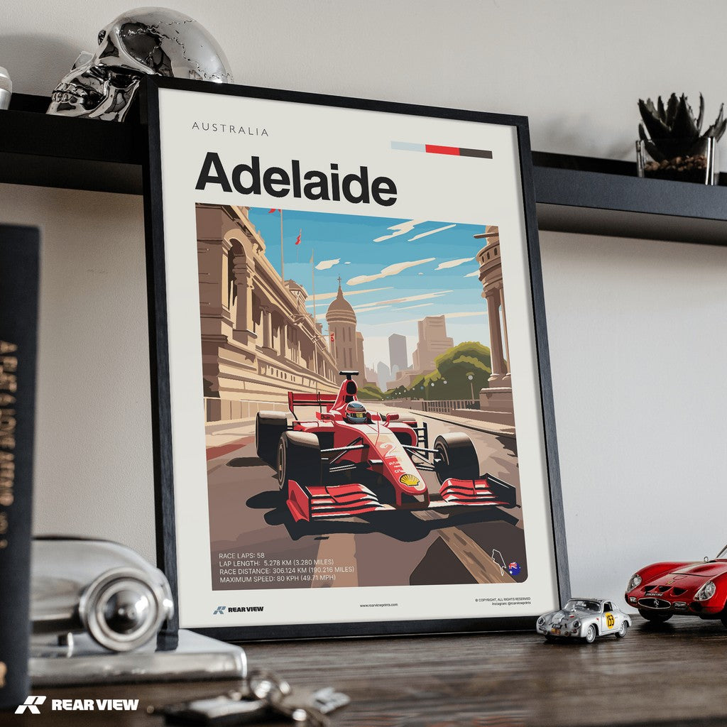 Adelaide Race Track - Art Print