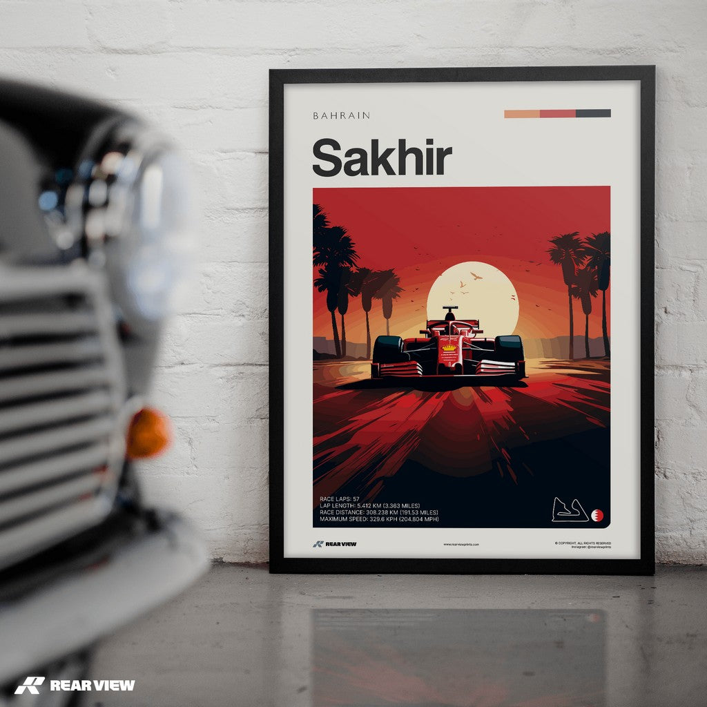 Sakhir Race Track - Art Print