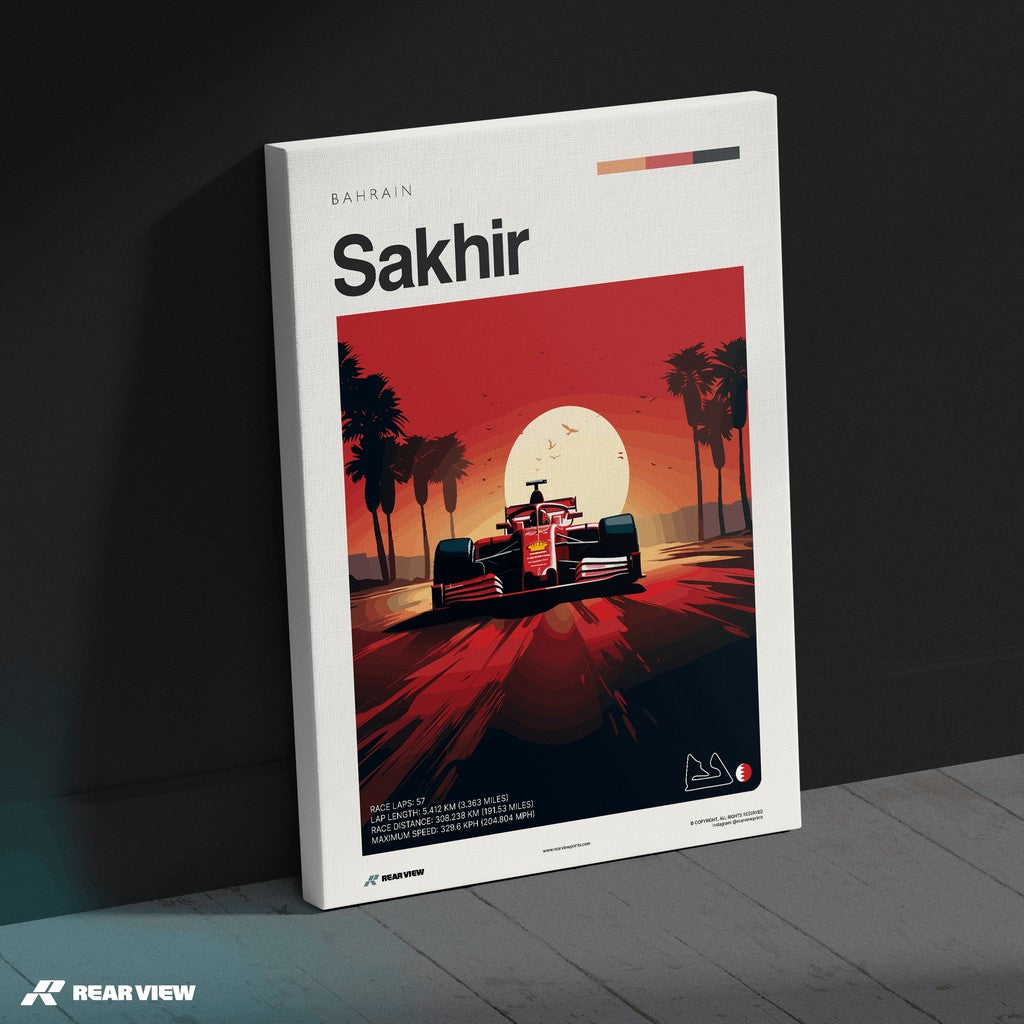 Sakhir Race Track - Art Print