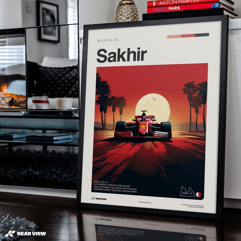 Sakhir Race Track - Art Print