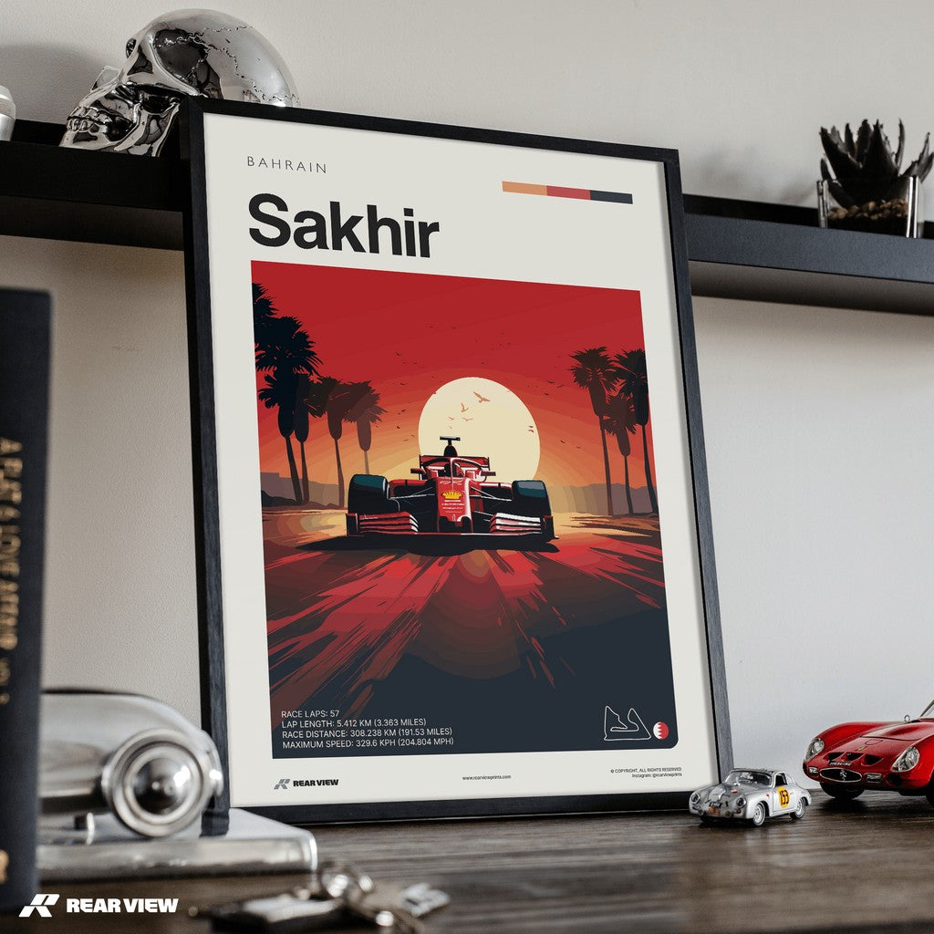 Sakhir Race Track - Art Print