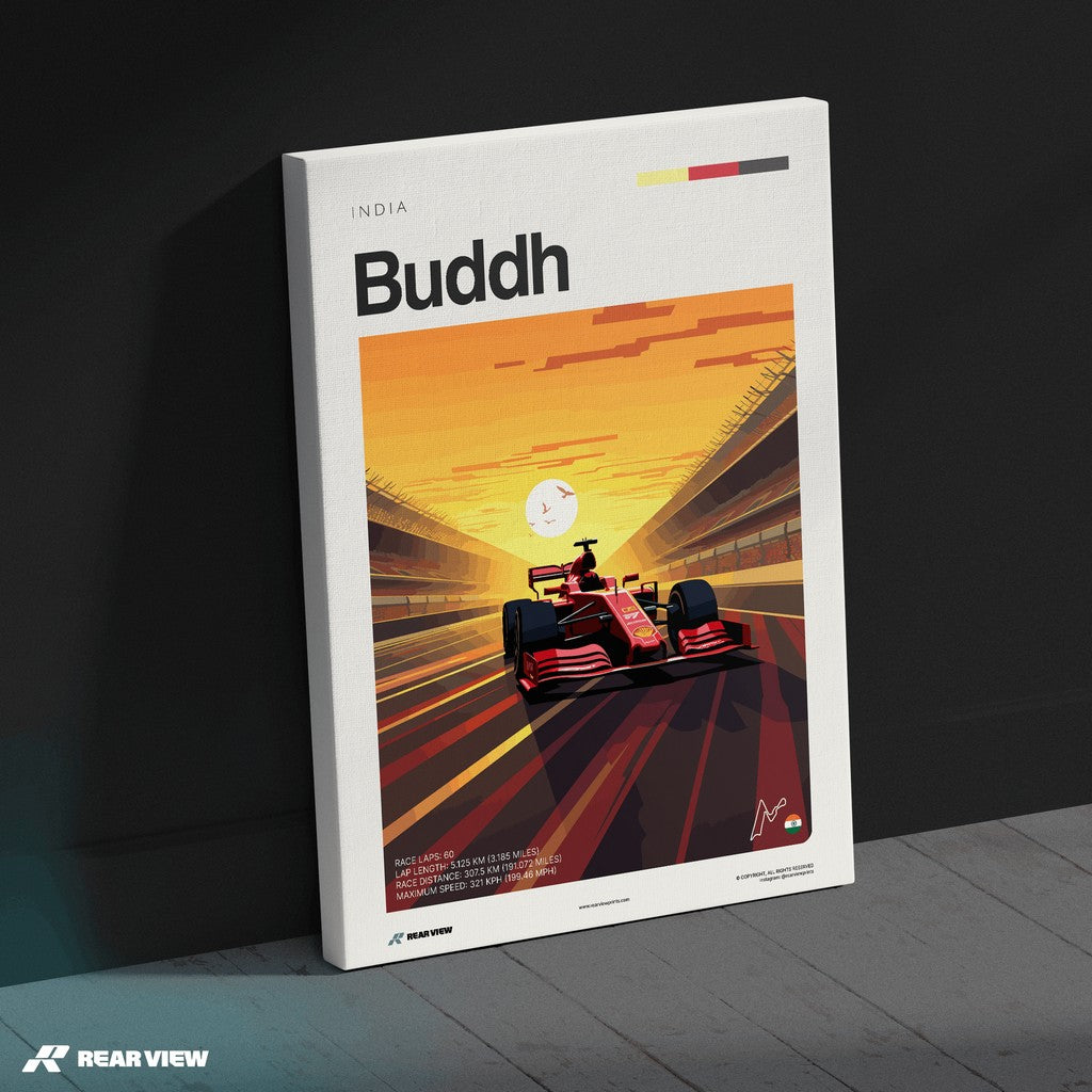 Buddh Race Track - Art Print