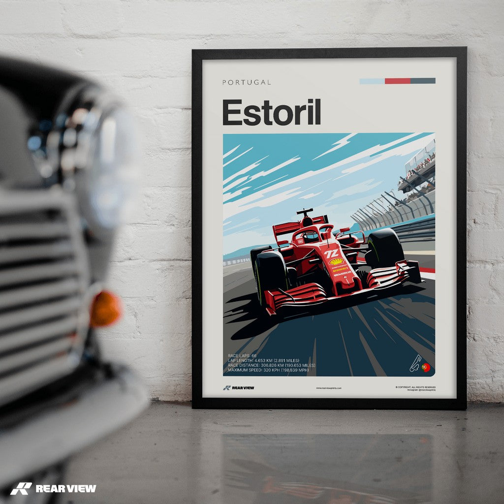 Estoril Race Track - Art Print
