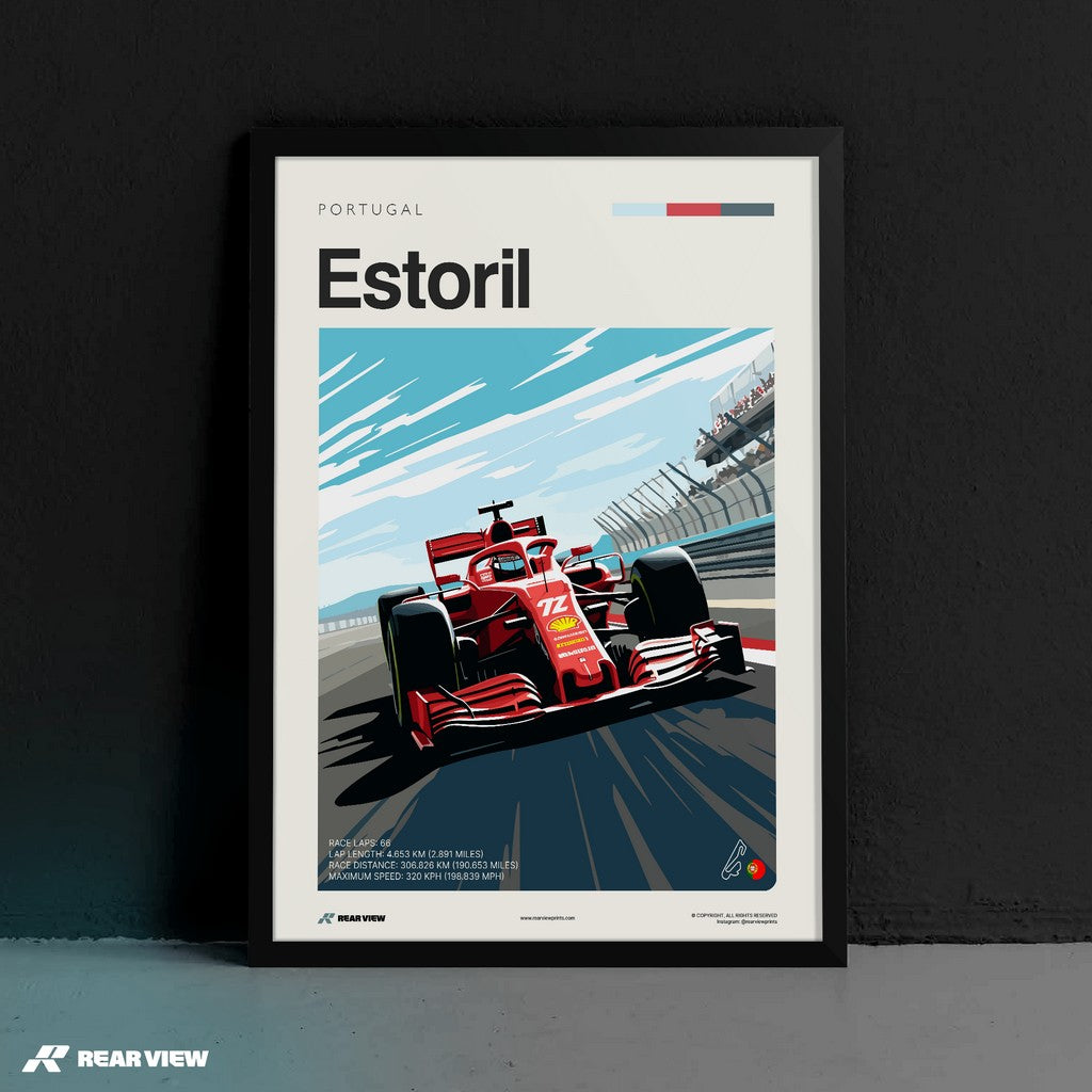 Estoril Race Track - Art Print