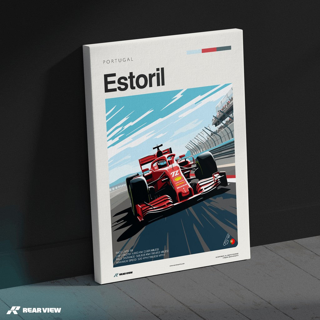 Estoril Race Track - Art Print