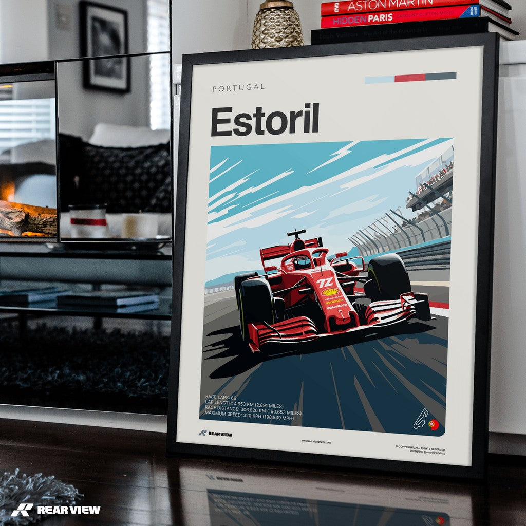 Estoril Race Track - Art Print