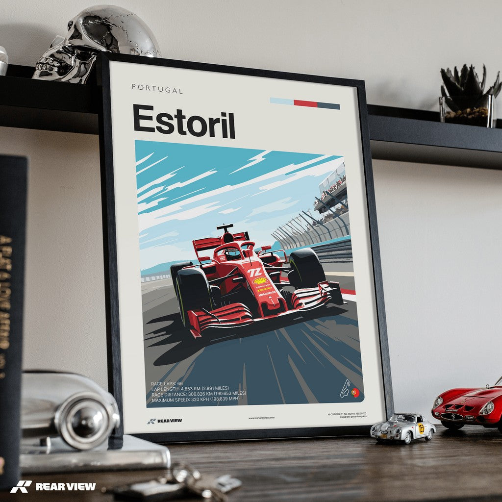 Estoril Race Track - Art Print