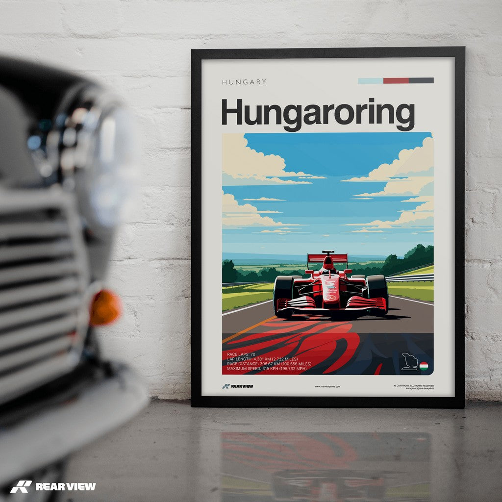 Hungaroring Race Track - Art Print