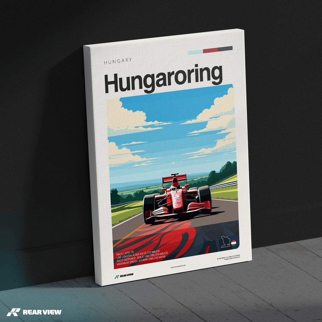 Hungaroring Race Track - Art Print