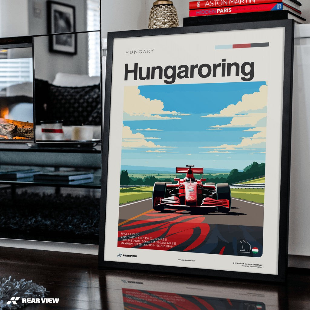 Hungaroring Race Track - Art Print